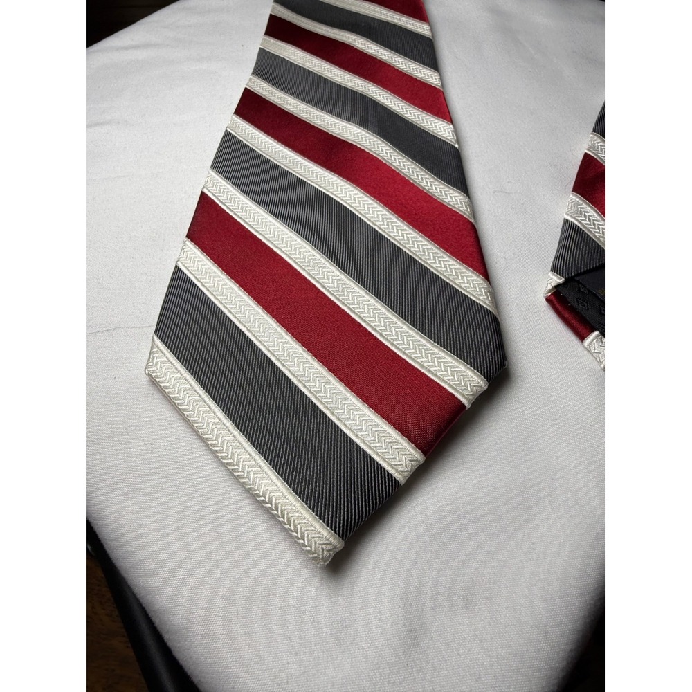 Ashford & Brooks London Silk Stripe Necktie Men‎ Formal Business